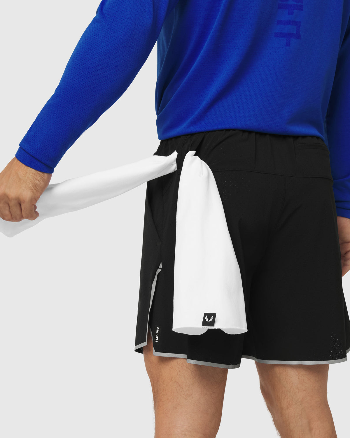 1219. Aerotex™ Perforated Linerless Short - Black