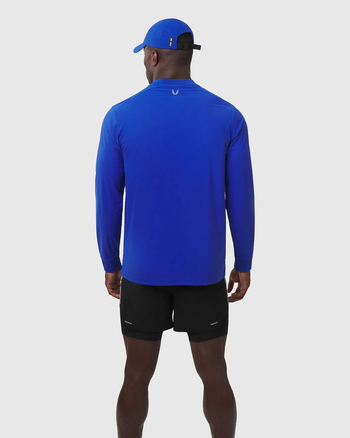 1240. Tetra-Lite® Quarter Zip Long Sleeve - Electric Blue