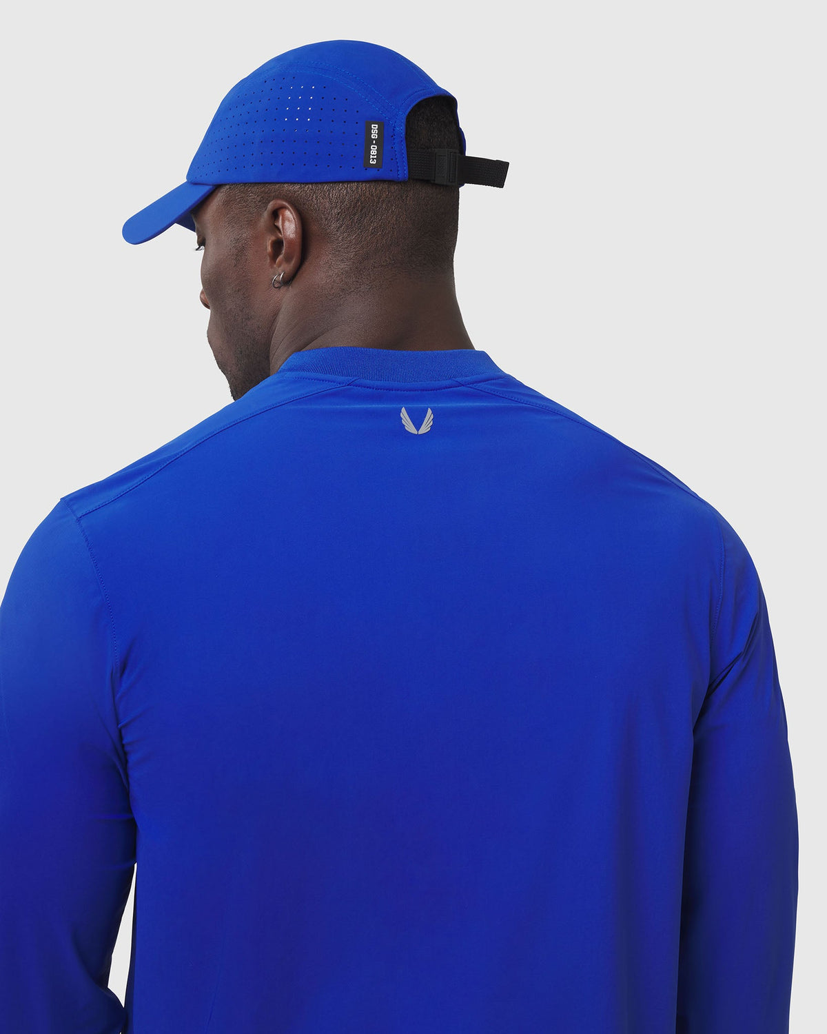 1240. Tetra-Lite® Quarter Zip Long Sleeve - Electric Blue