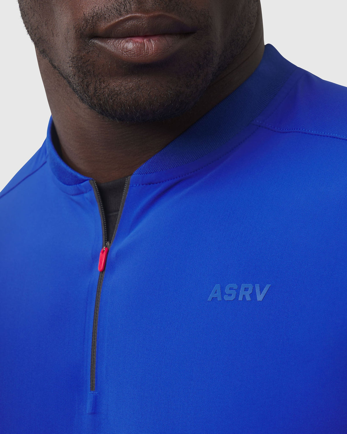 1240. Tetra-Lite® Quarter Zip Long Sleeve - Electric Blue