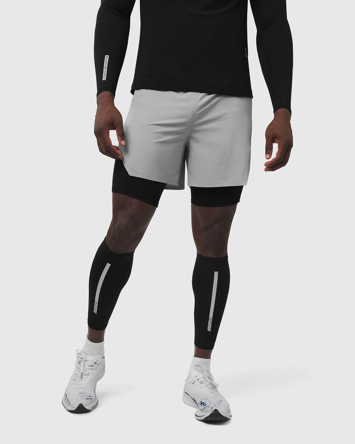 WarpFlexx® Calf Sleeve - Black "Blade"