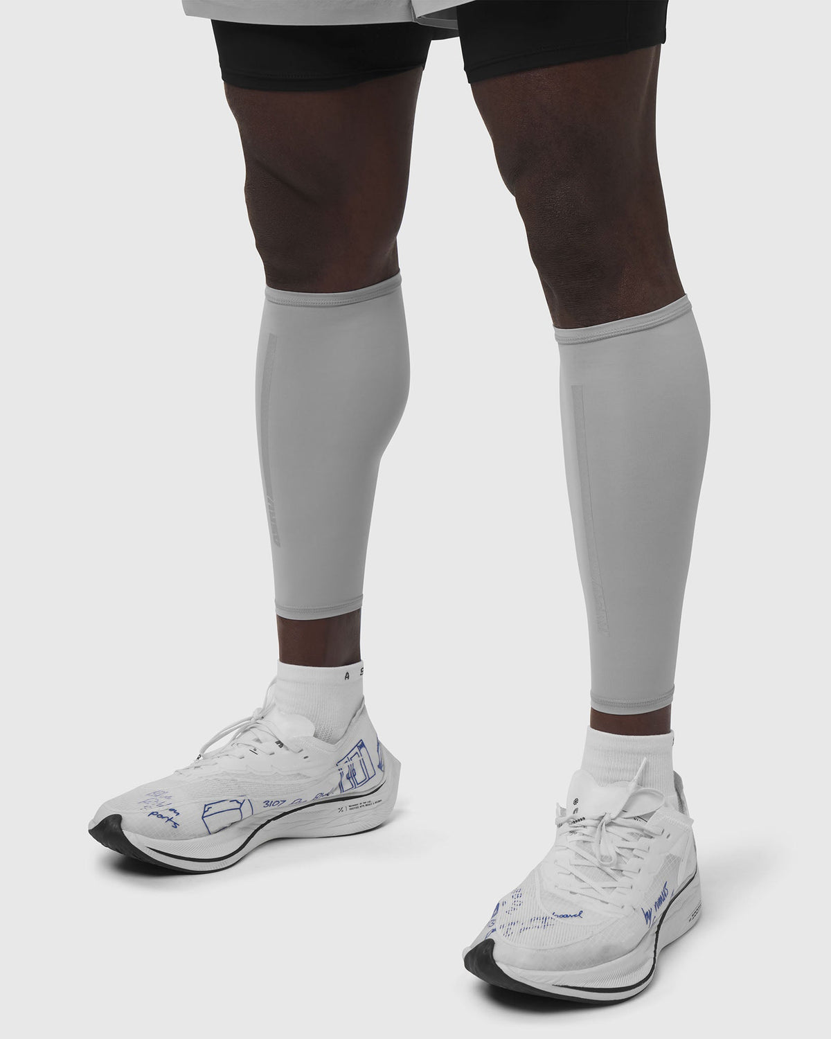 WarpFlexx® Calf Sleeve - Slate Grey "Blade"