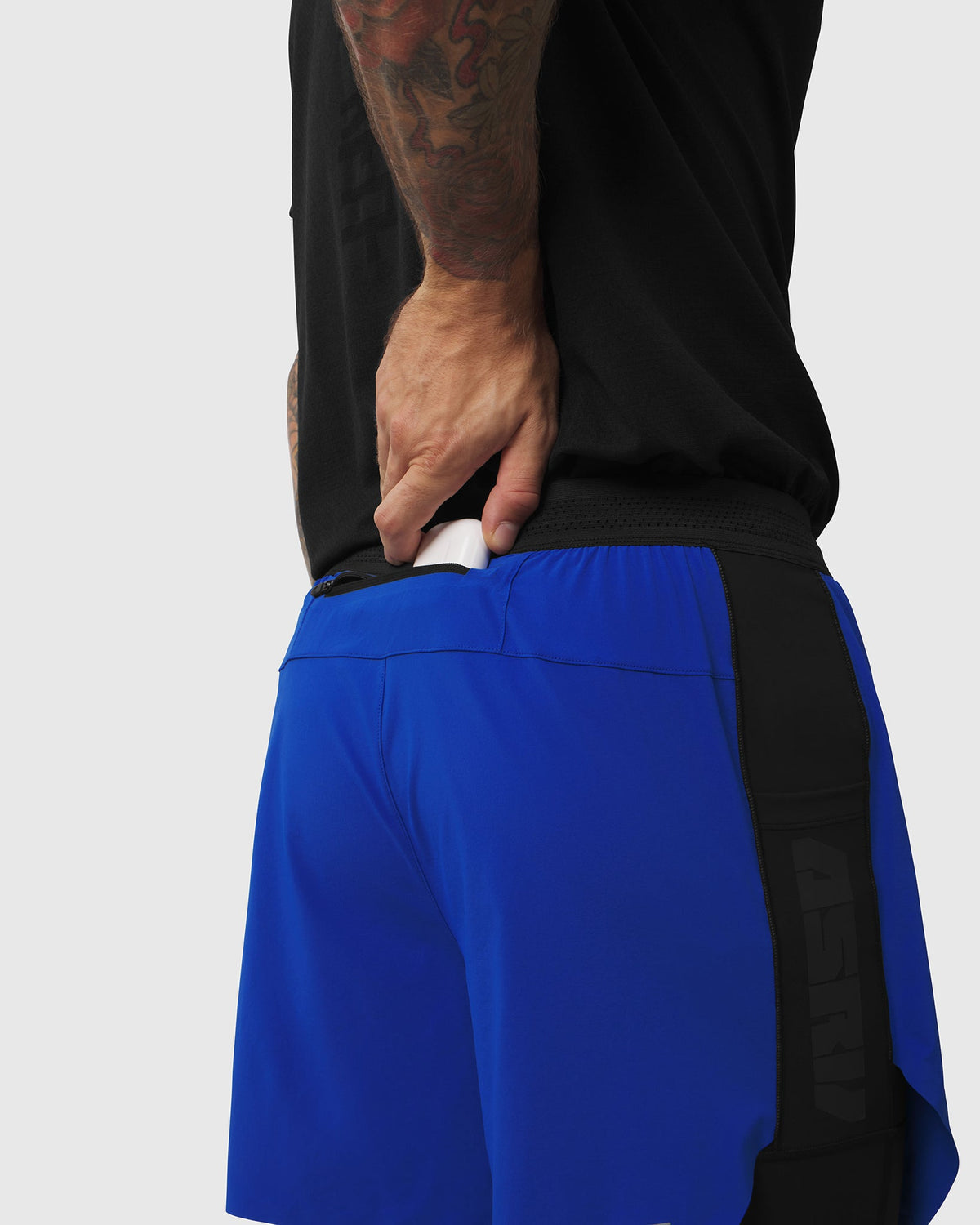 1239. Aerotex™ Hybrid Legging - Electric Blue/Black "Blade"