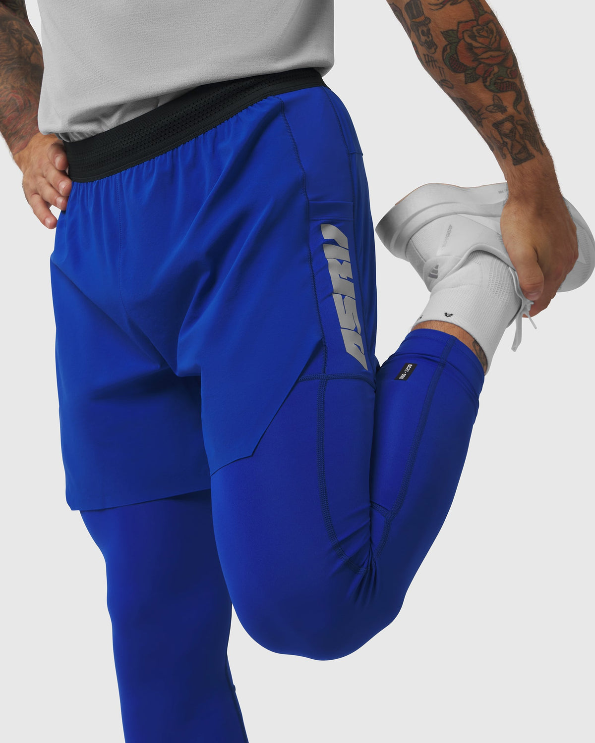 1239. Aerotex™ Hybrid Legging - Electric Blue/Electric Blue "Blade"