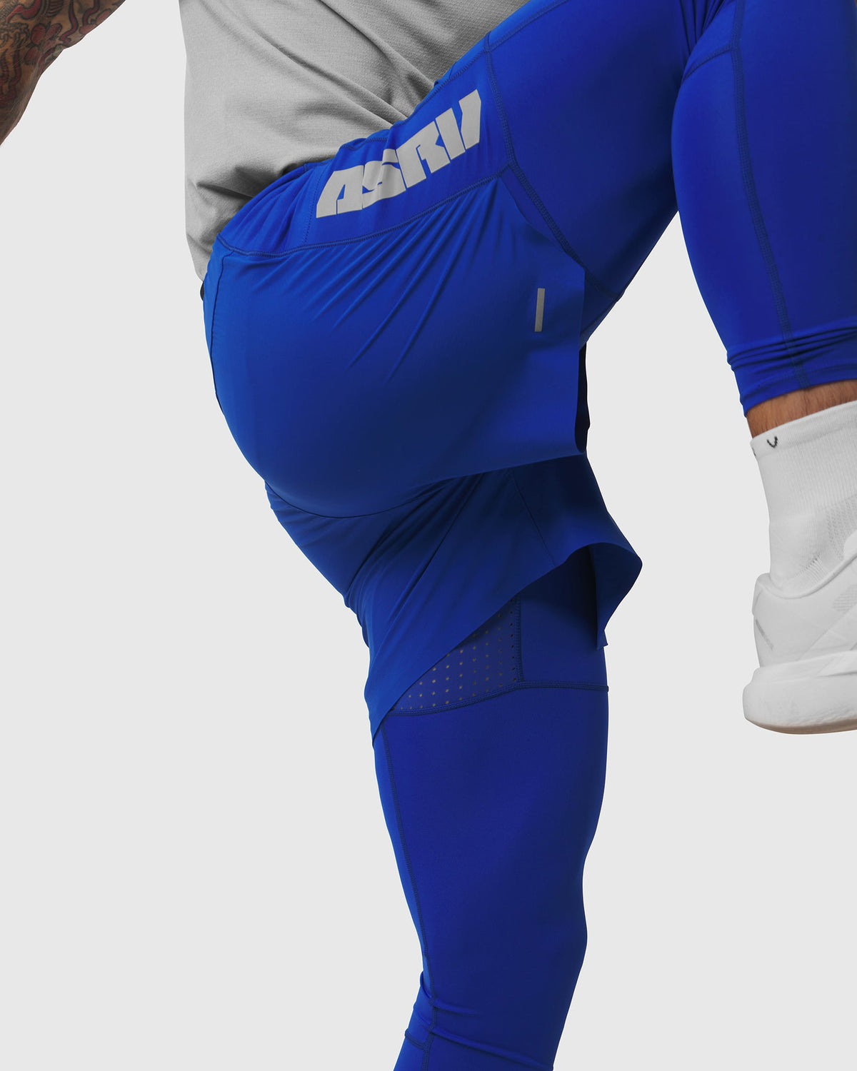 1239. Aerotex™ Hybrid Legging - Electric Blue/Electric Blue "Blade"