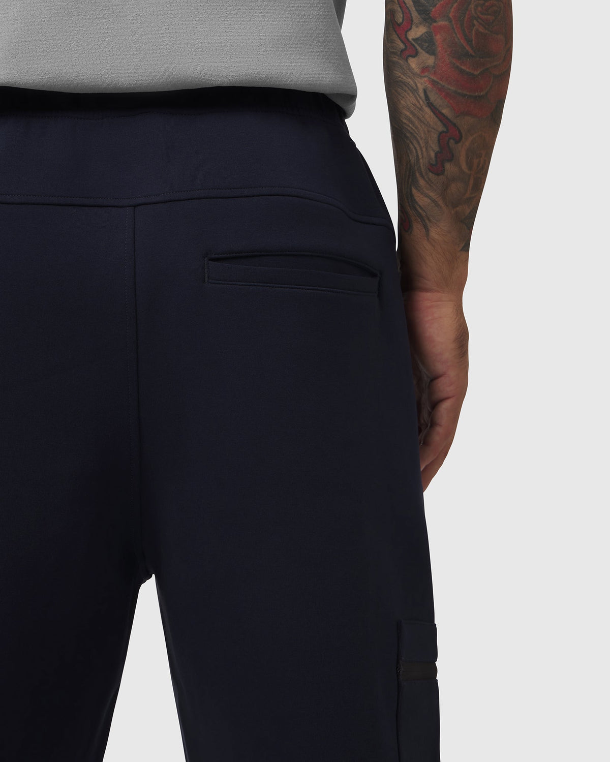 1253. DRI-CORE™ Straight Leg Cargo Sweats - Navy