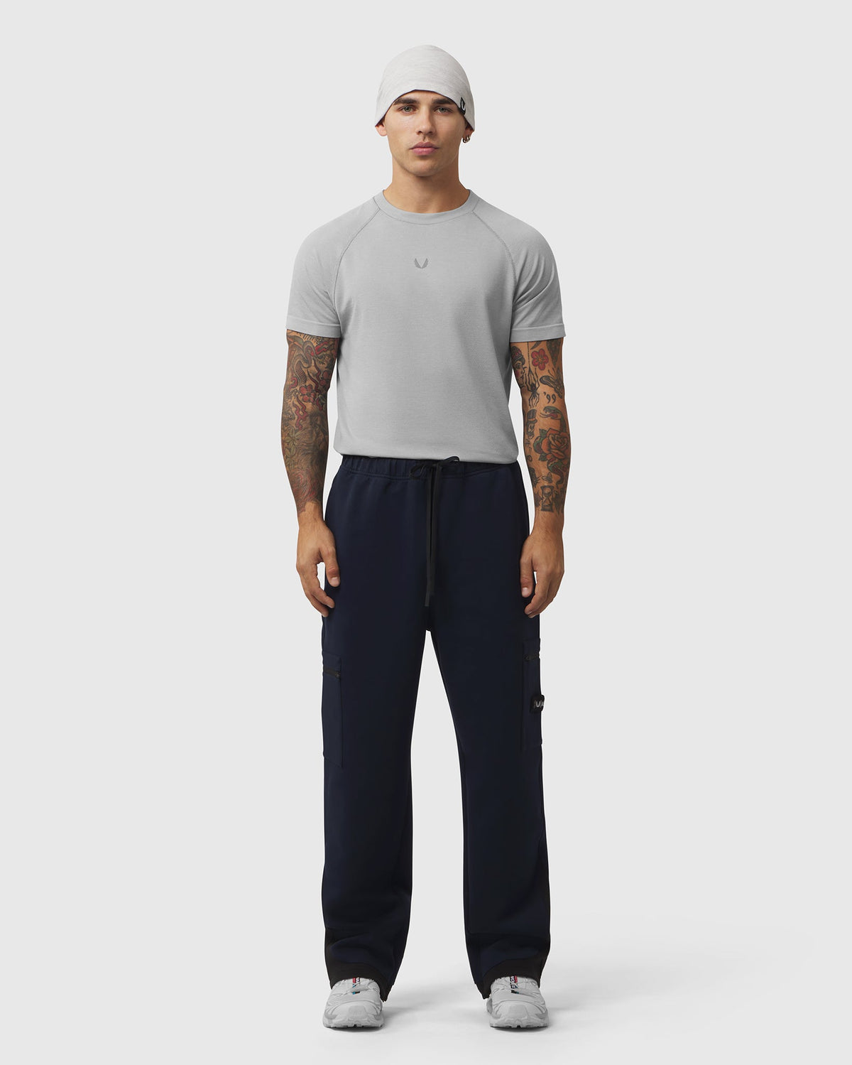 1253. DRI-CORE™ Straight Leg Cargo Sweats - Navy