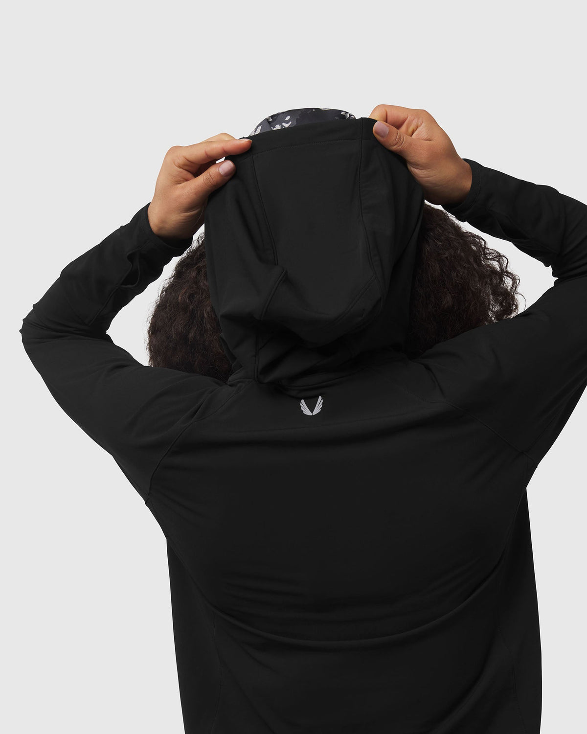 W122. Thermal Training Hoodie - Black