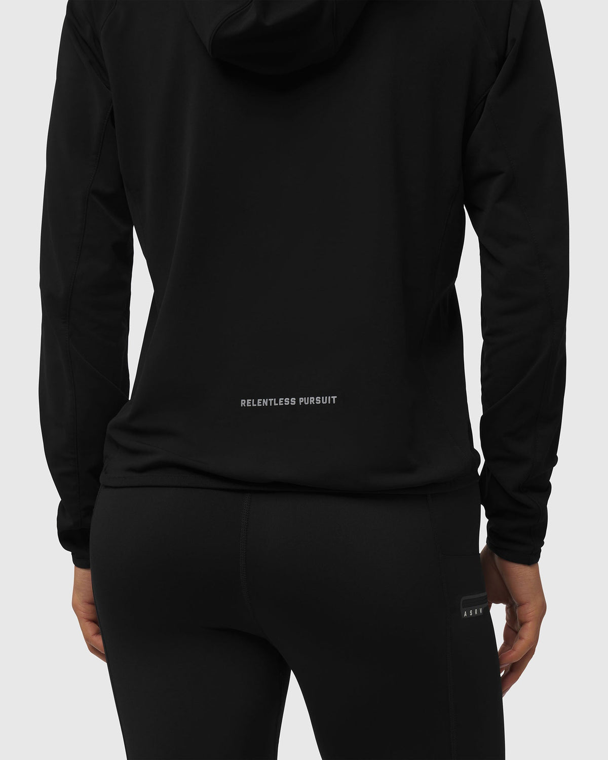 W122. Thermal Training Hoodie - Black