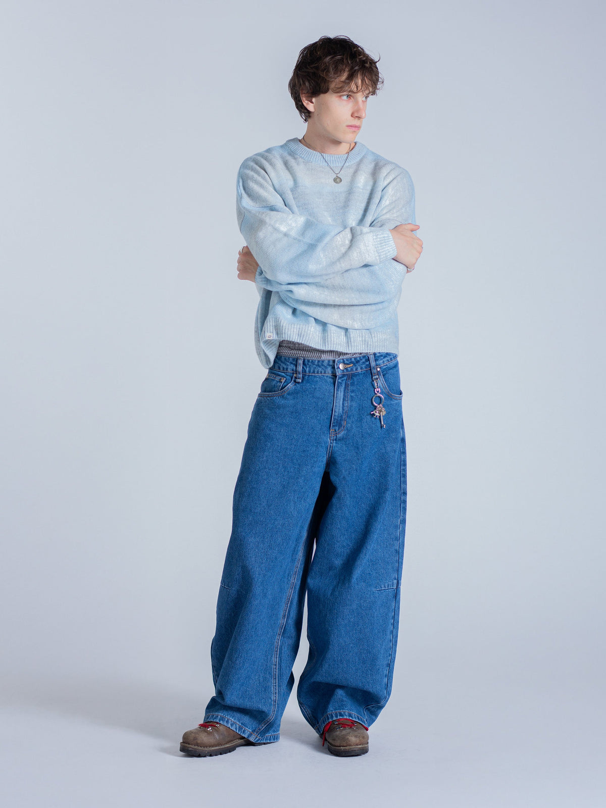 GRADIENT KNIT - BLUE MIST