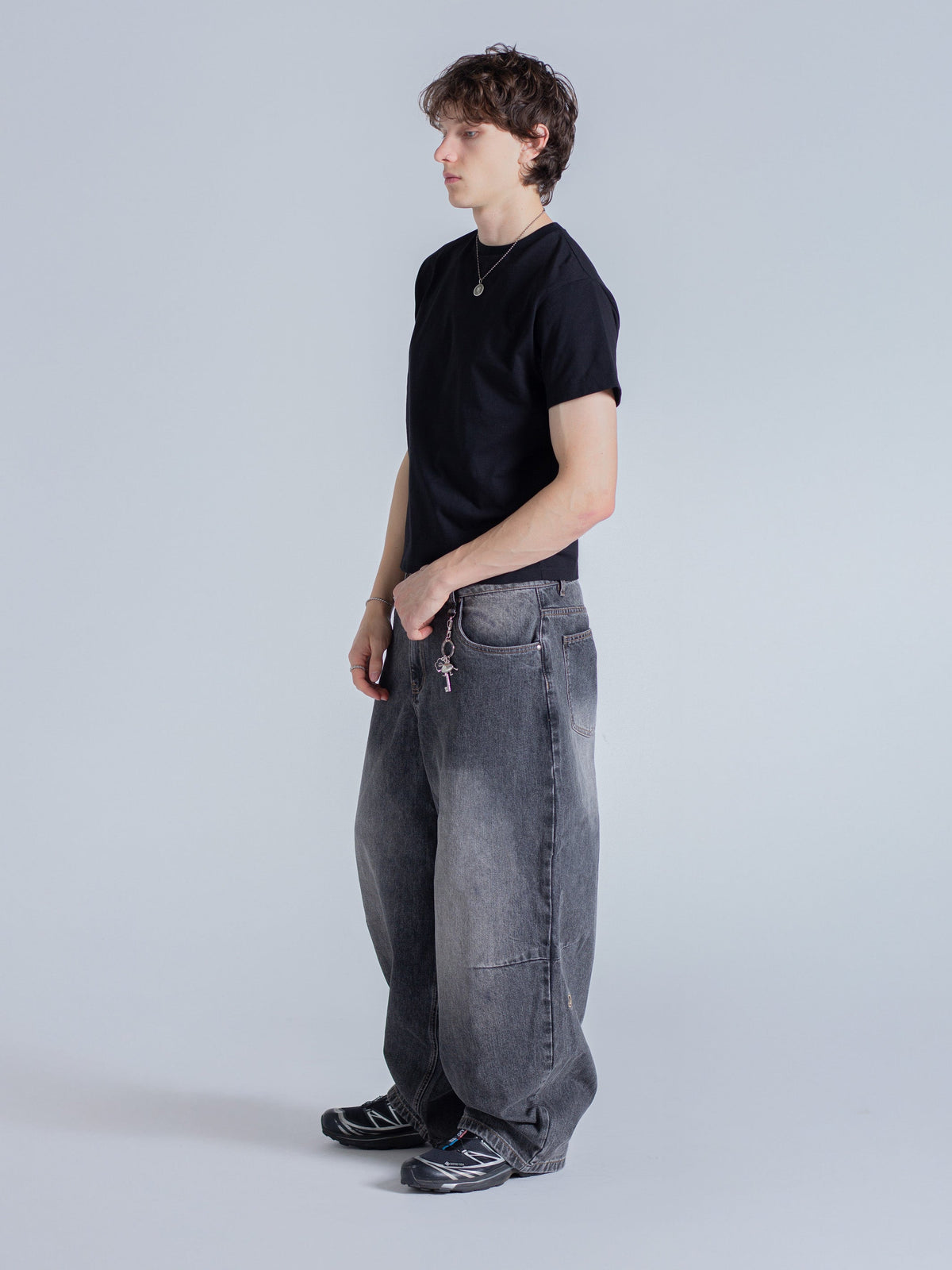 EVERYDAY BAGGY JEANS - GREY