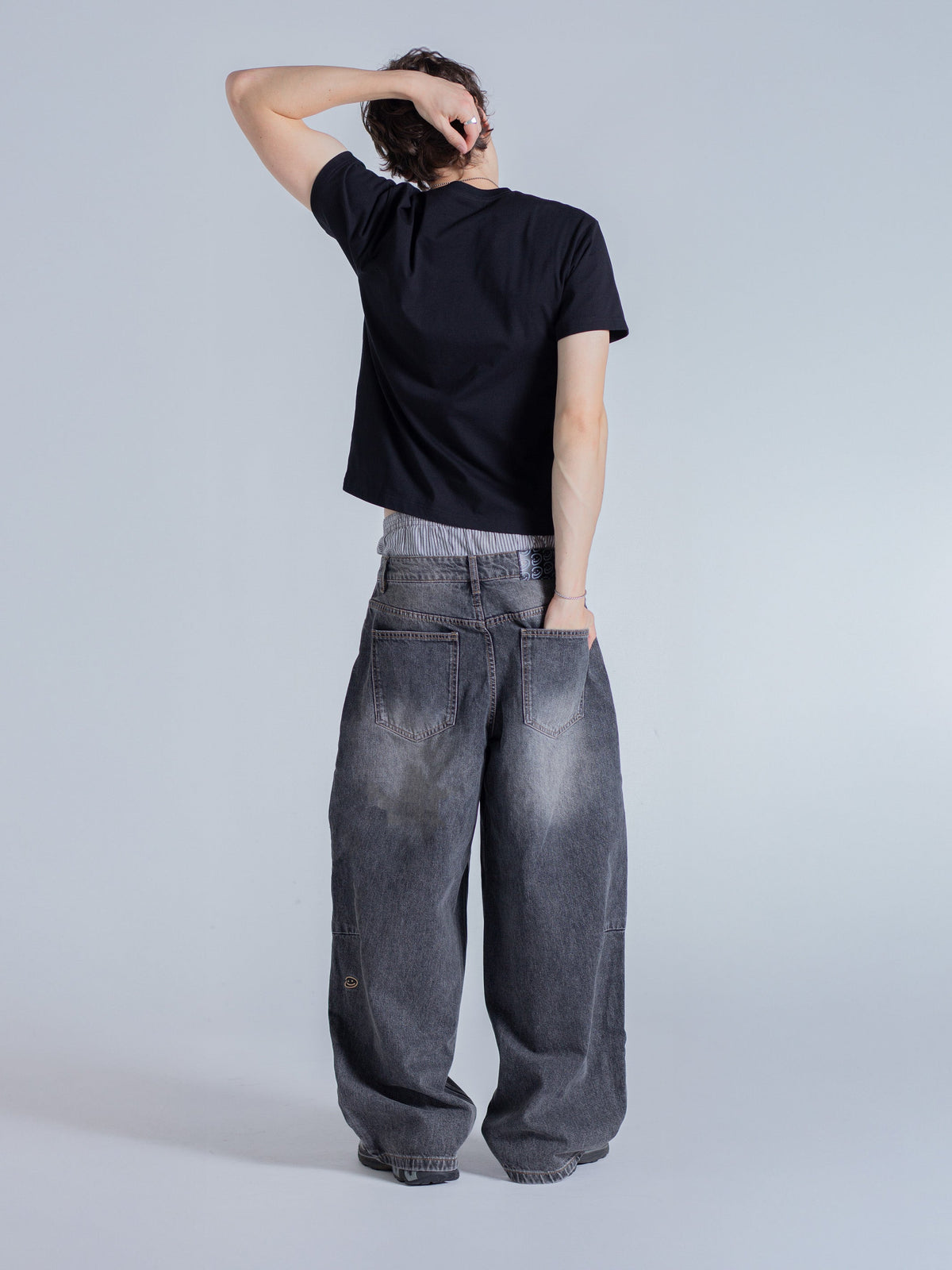 EVERYDAY BAGGY JEANS - GREY