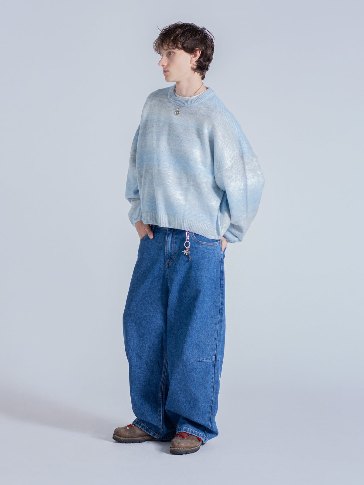 GRADIENT KNIT - BLUE MIST