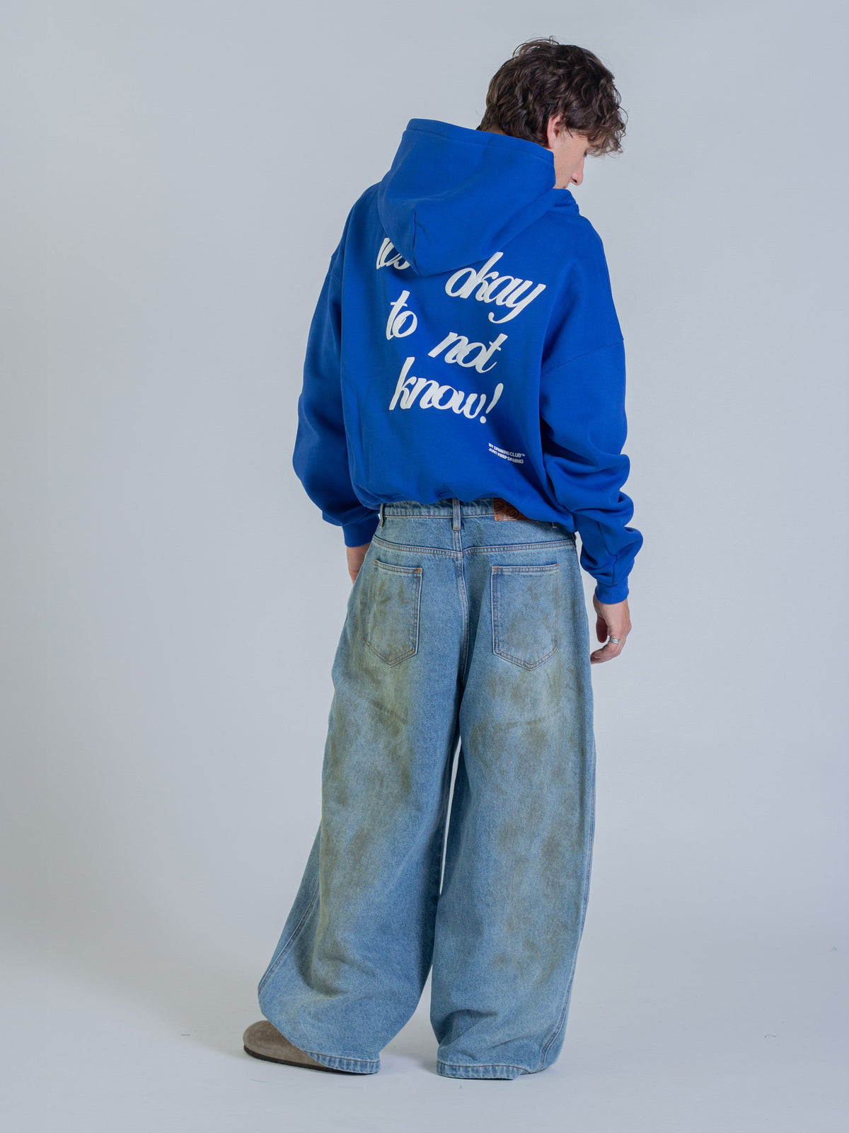 IT'S OKAY TO NOT KNOW HOODIE - COBALT BLUE
