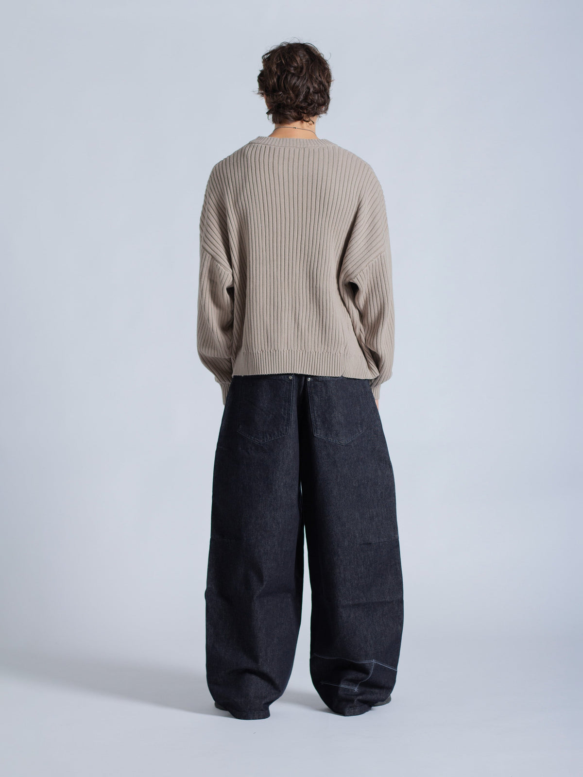 DRMERS RIBBED KNIT - BROWN