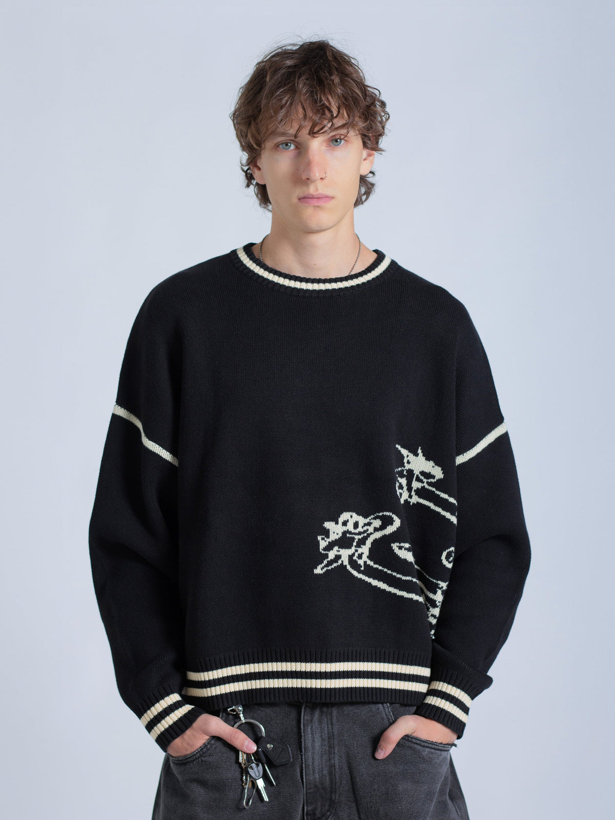 CHERUBS KNIT - BLACK