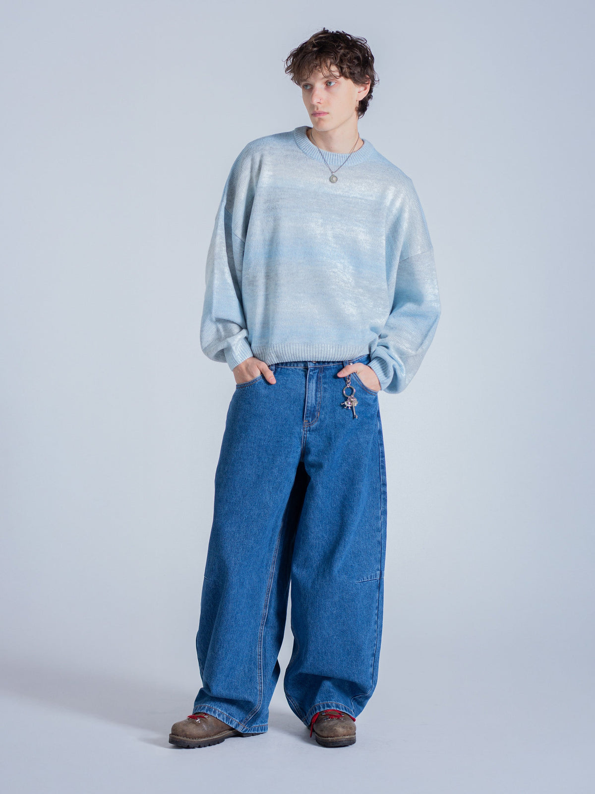 GRADIENT KNIT - BLUE MIST