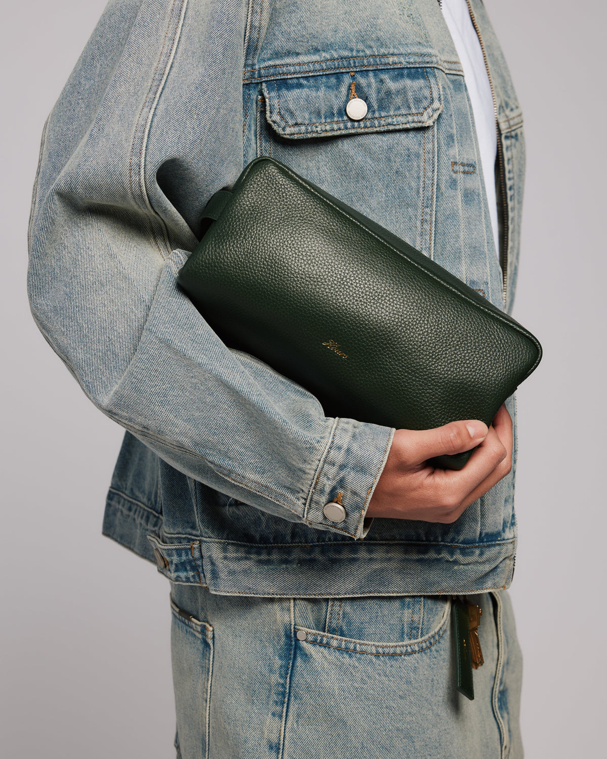 Signature Travel Bag - Forest Green