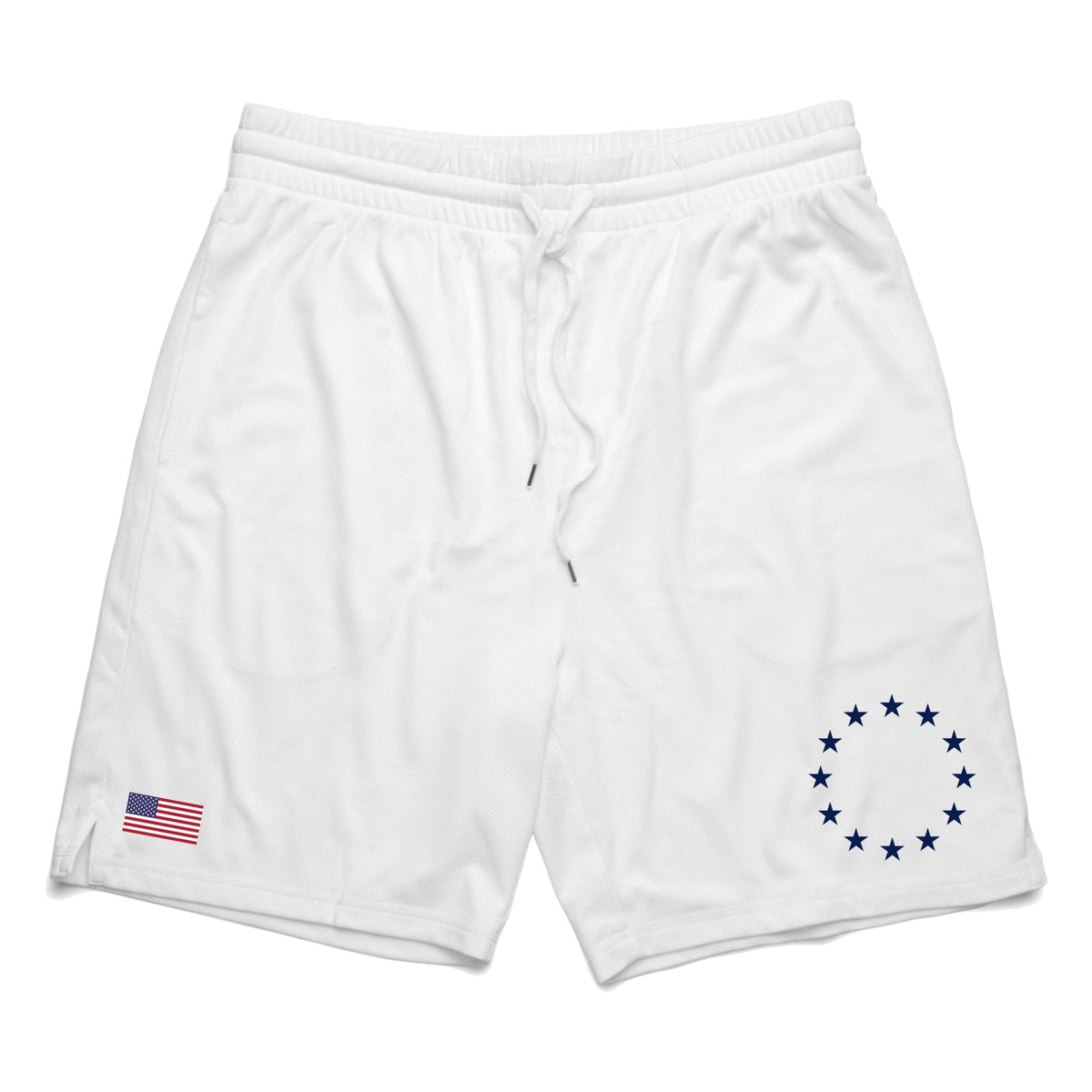 All Star Court Shorts- White