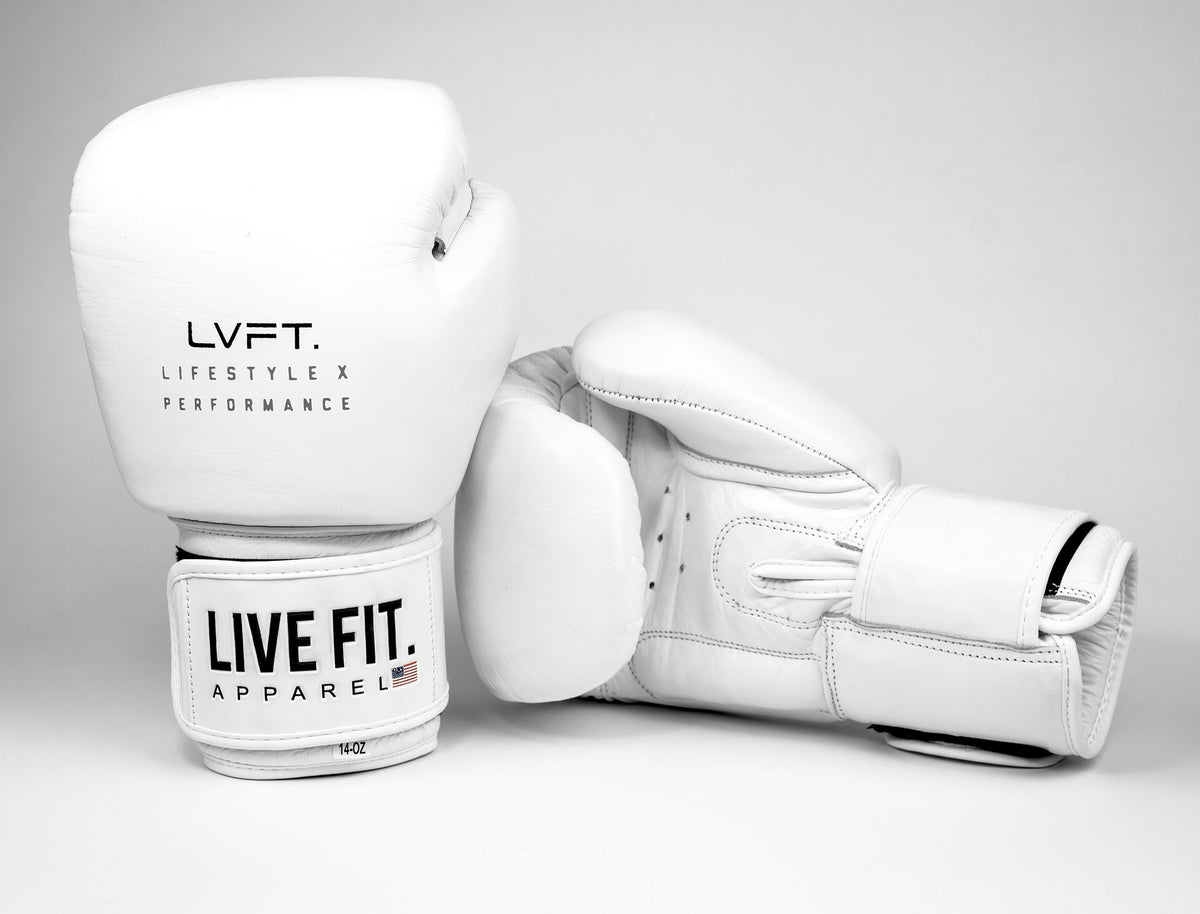 Boxing Gloves - All White Premiums