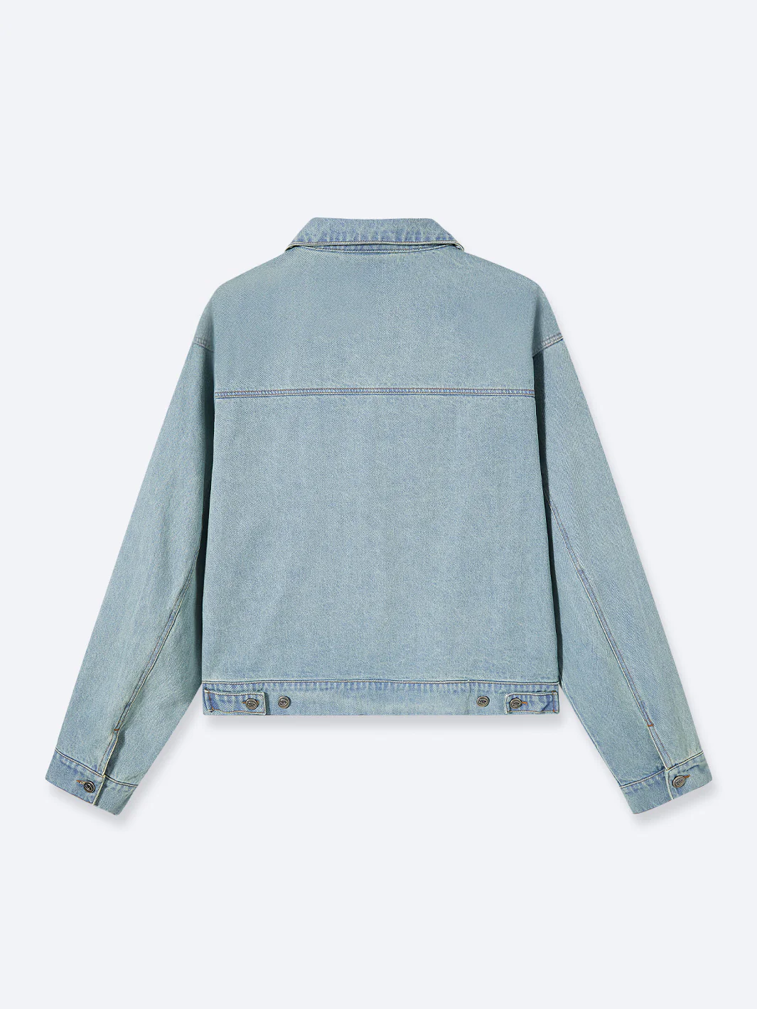 CREATIVE DEPT DENIM WORK JACKET - BLUE (FRONT PRINT)