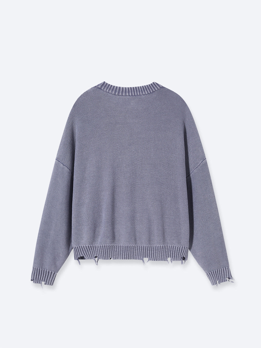 FALLING LETTERS KNIT - WASHED PURPLE