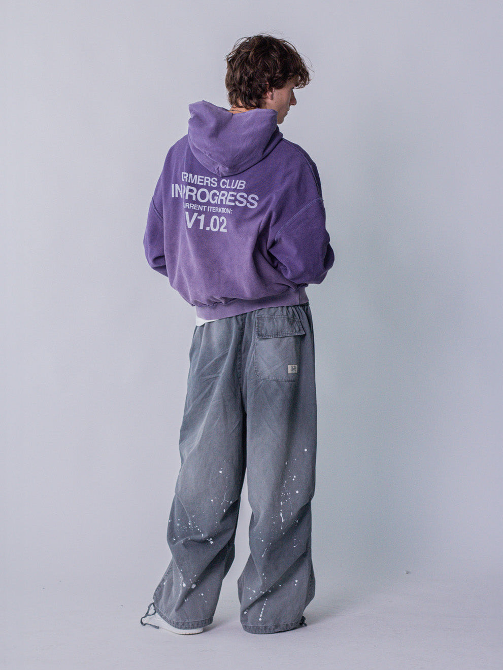 IN PROGRESS REVERSIBLE HOODIE - AMETHYST