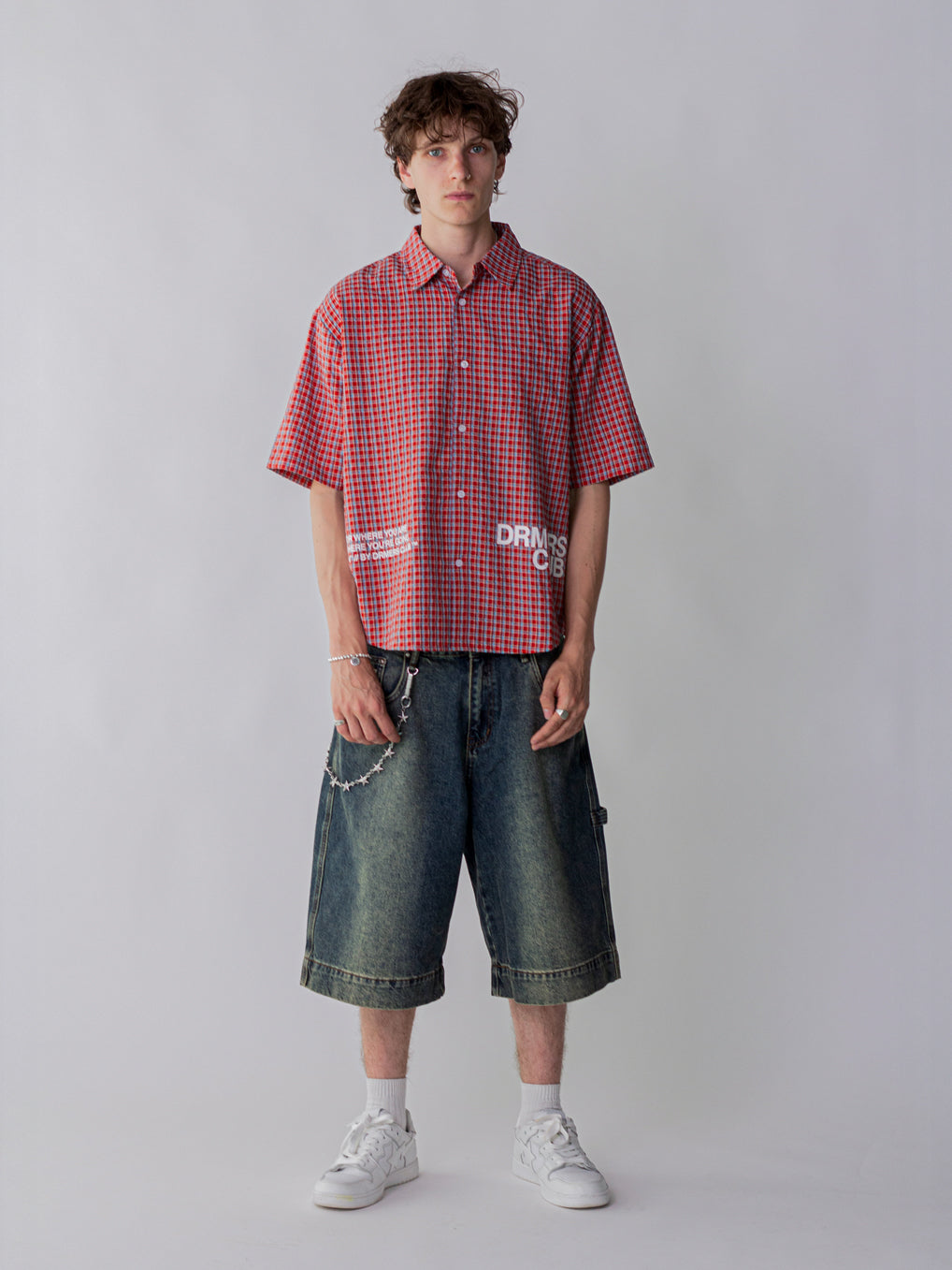 OTW SHORT SLEEVE PLAID - RED