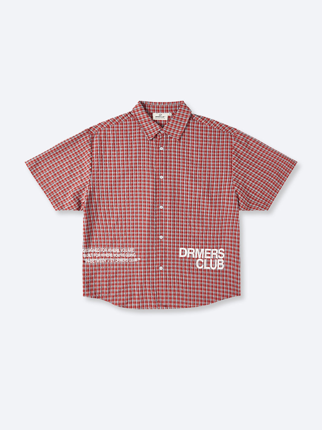 OTW SHORT SLEEVE PLAID - RED