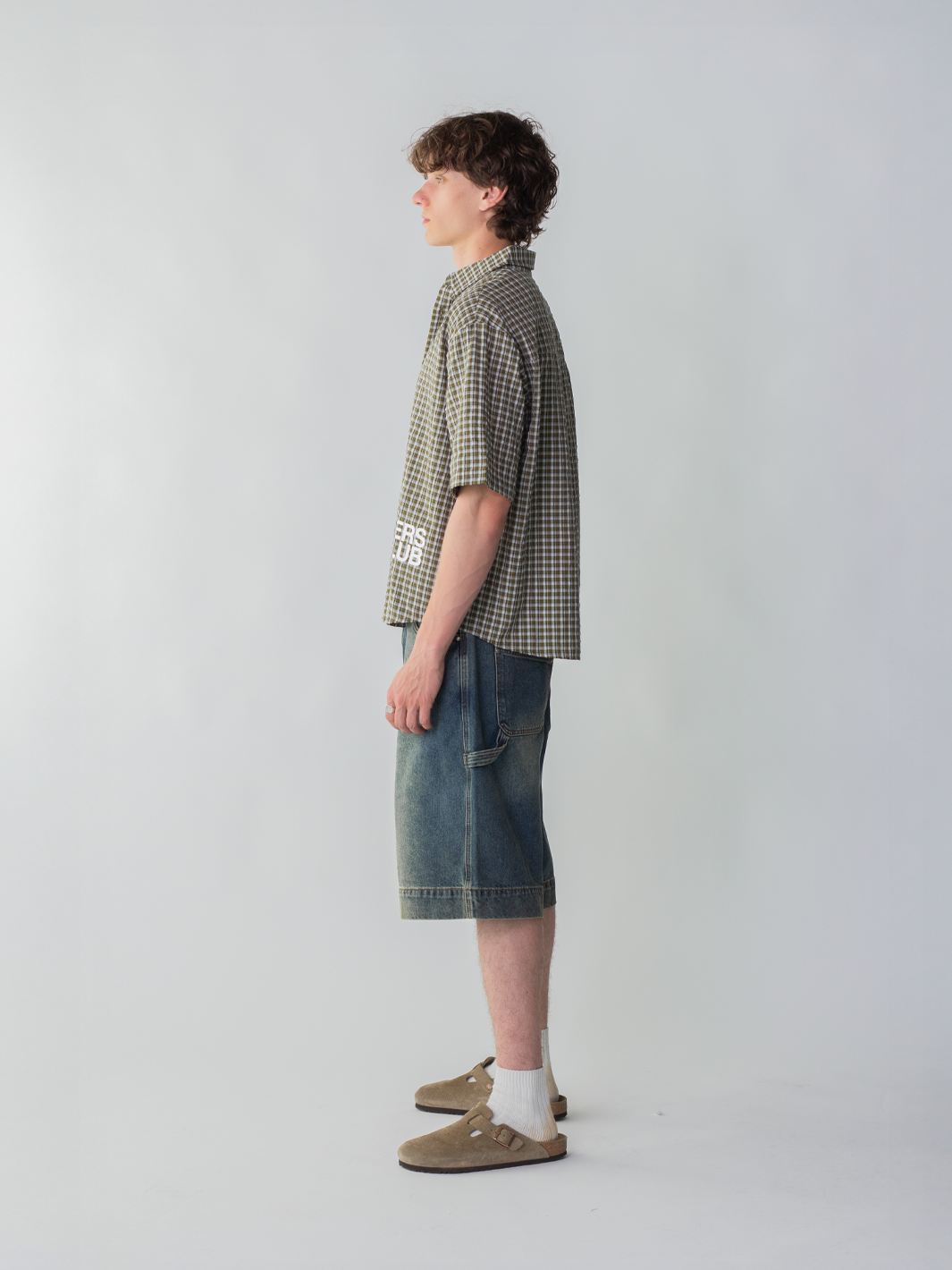 OTW SHORT SLEEVE PLAID - GREEN