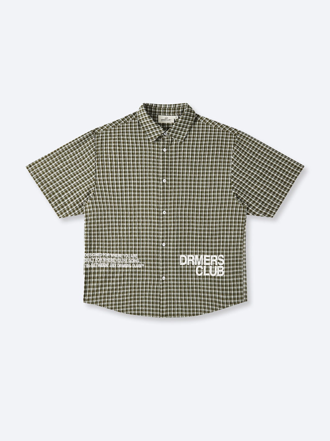OTW SHORT SLEEVE PLAID - GREEN