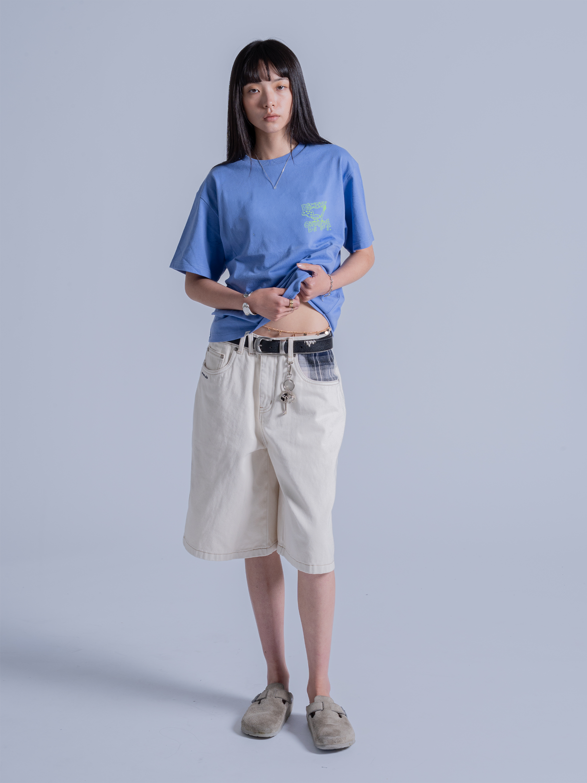 CREATIVE DEPT DOODLE TEE - PERIWINKLE