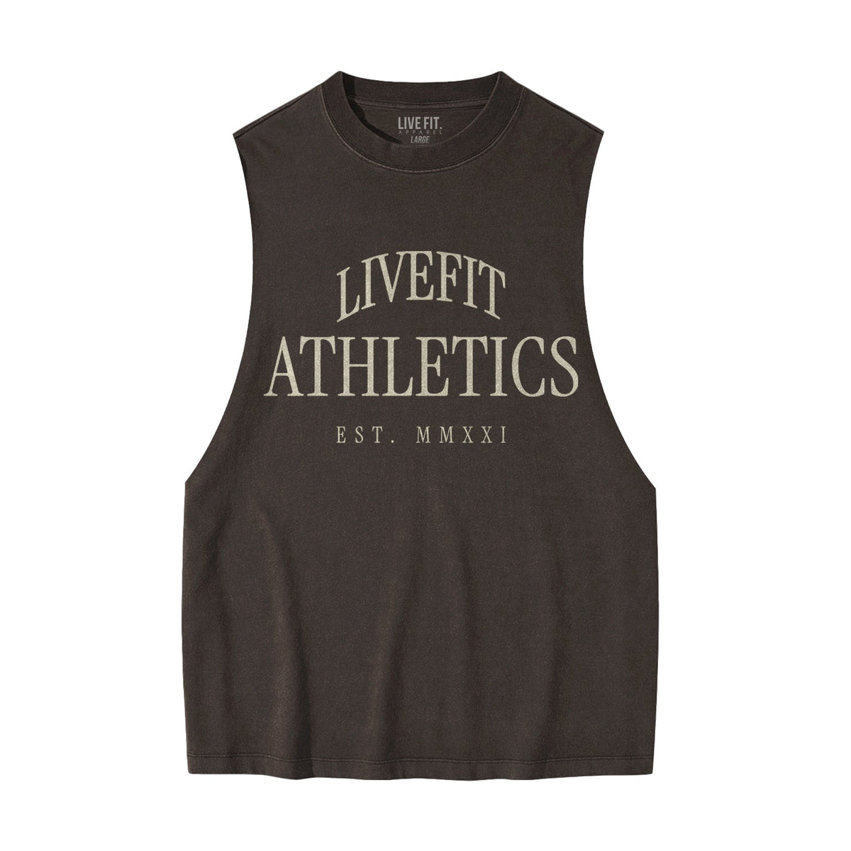 Oxford Muscle Tank - Mocha