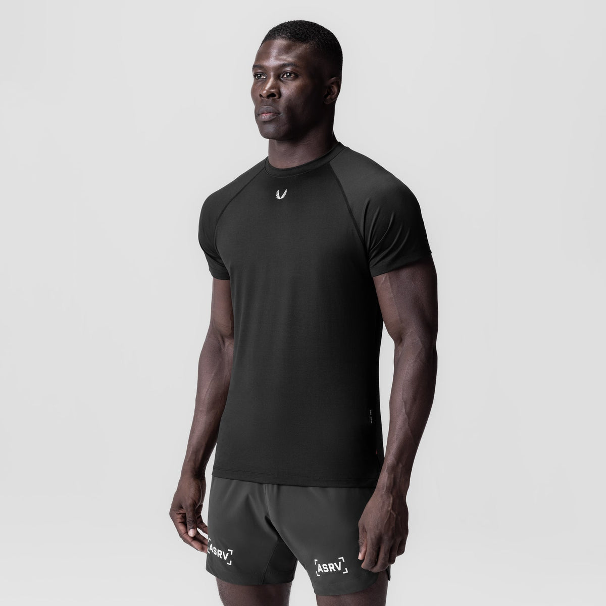 0839. 3D-Lite® 2.0 Lycra® Fitted Tee - Black "OTWR Block"