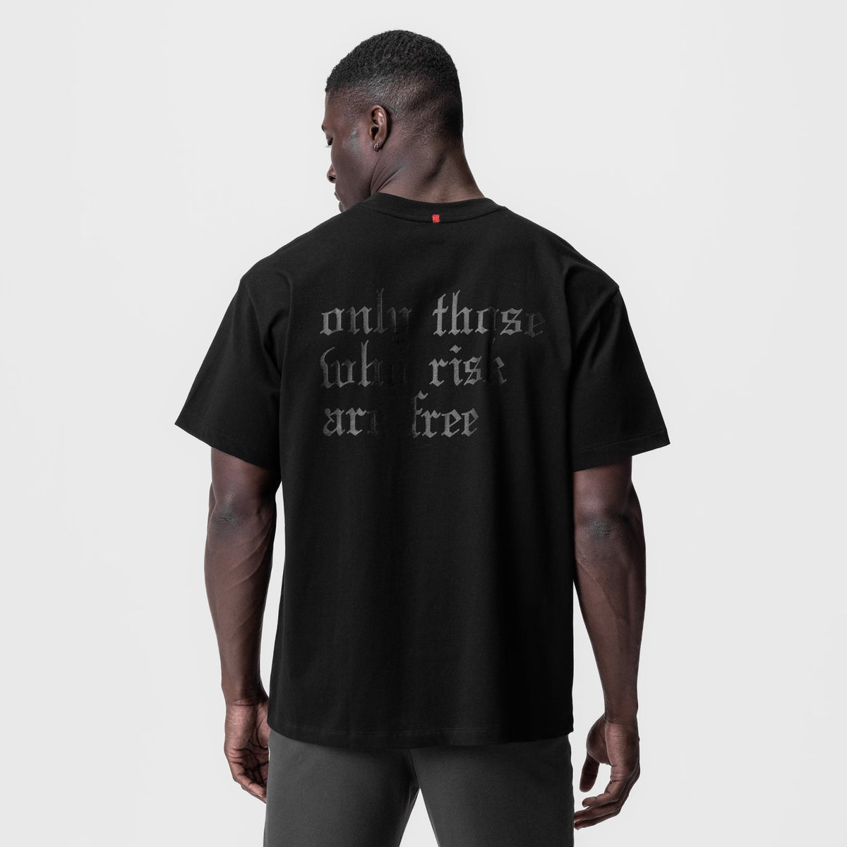 0797. Tech Essential™ Relaxed Tee - Black/Black "OTWR"