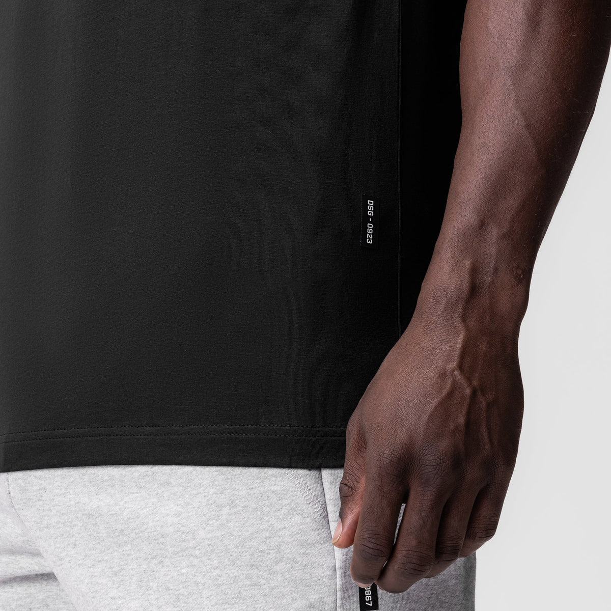 0923. Supima® Essential Tee - Black