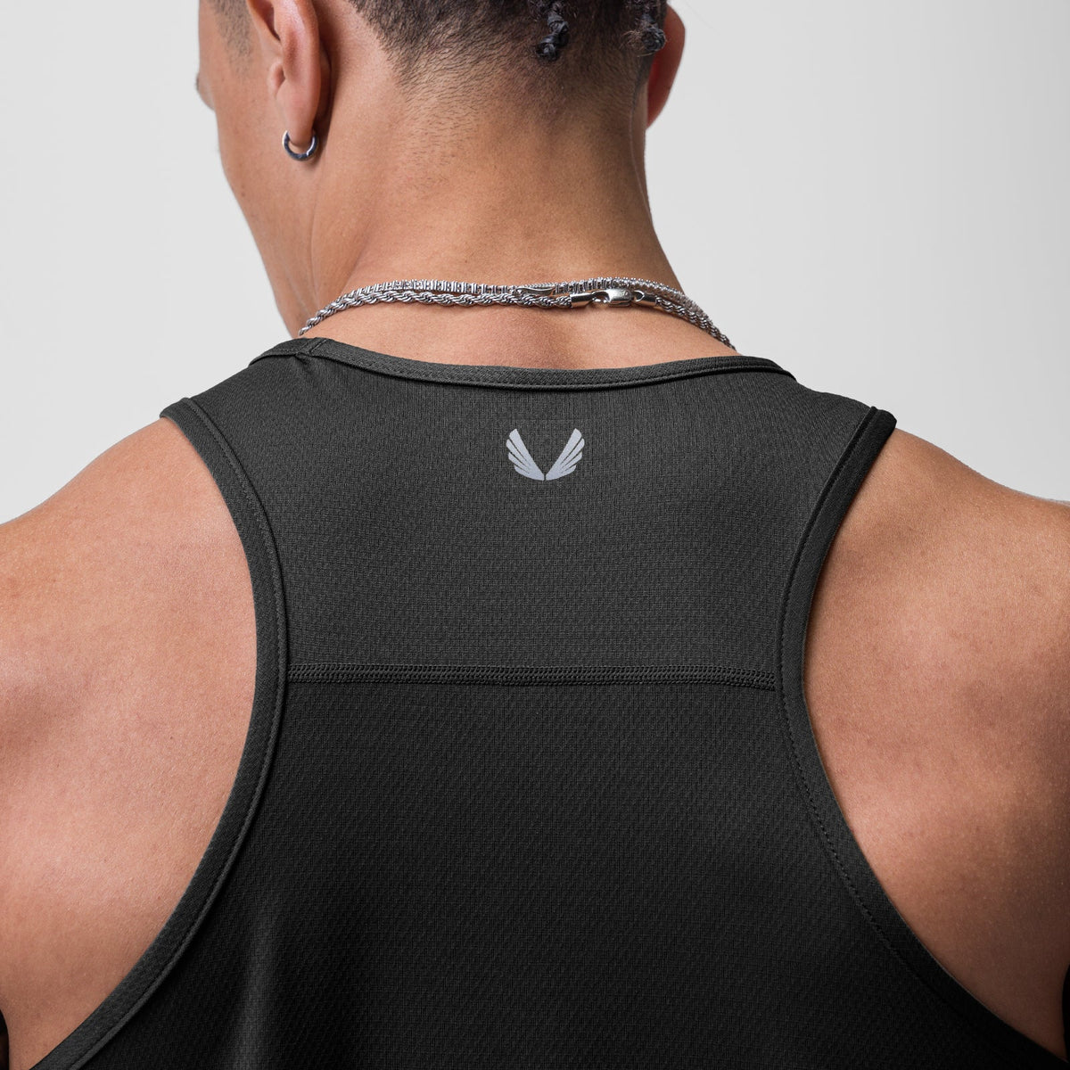 0754. AeroSilver® Training Singlet - Black