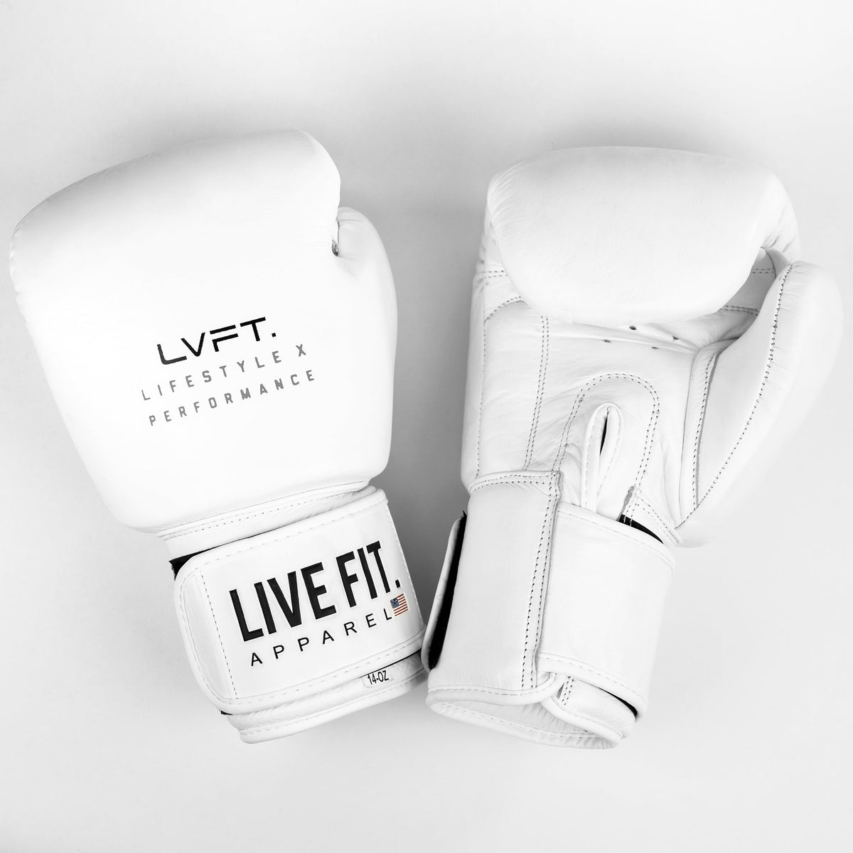 Boxing Gloves - All White Premiums