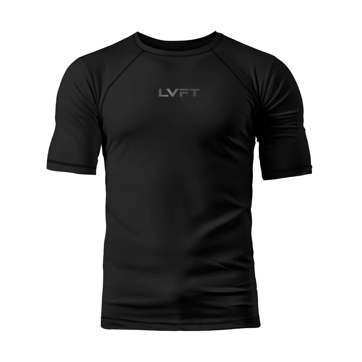 Battle Guard Short Sleeve Rashguard - Black / Carbon Reflective