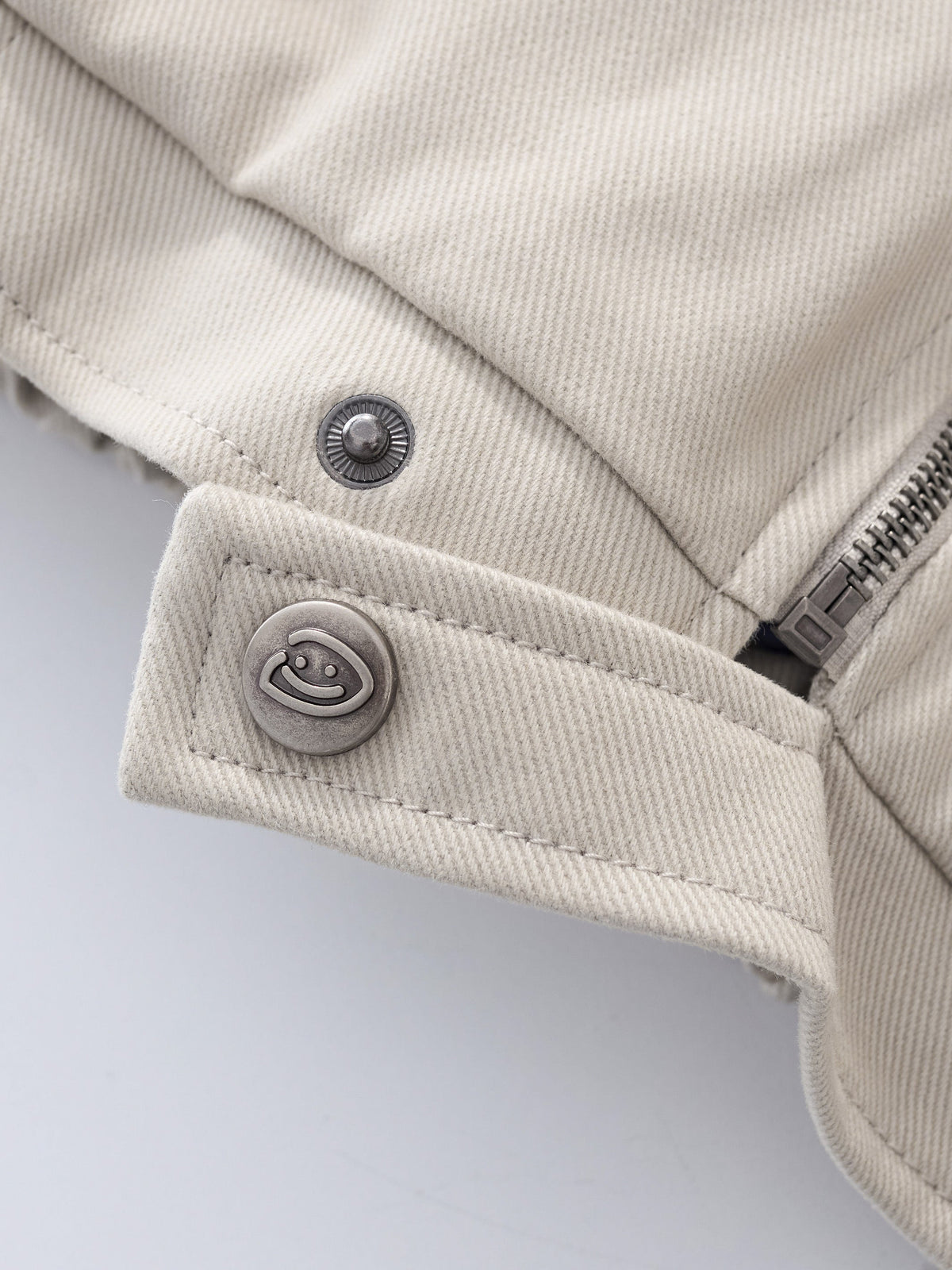 COLLARED JACKET - BONE