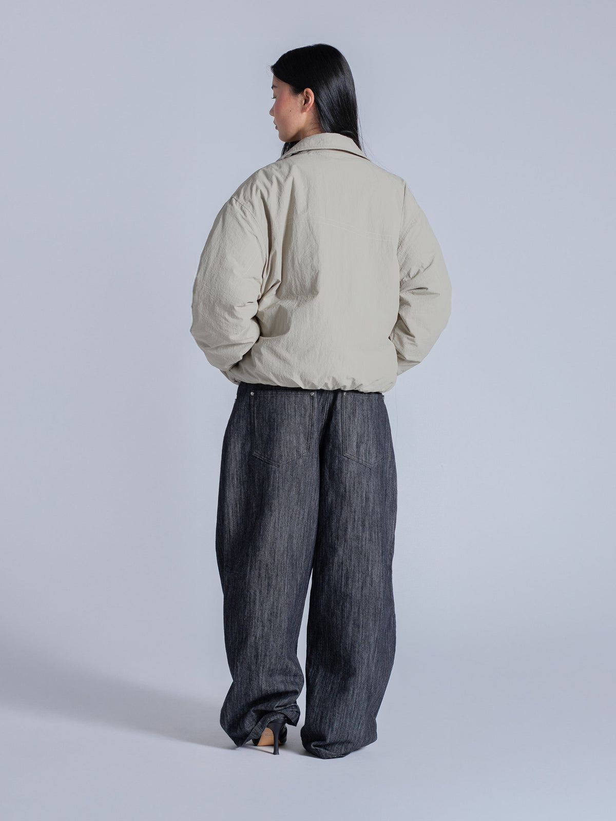 PADDED BOMBER JACKET - KHAKI