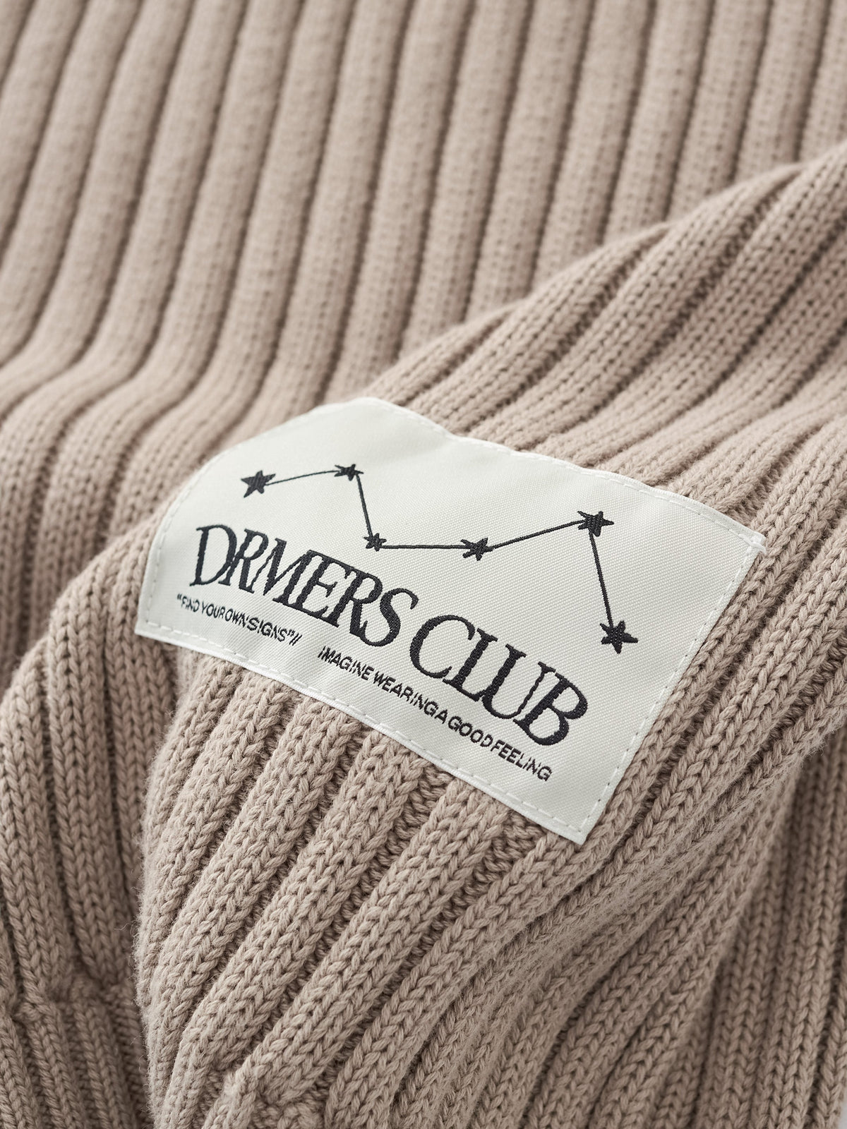 DRMERS RIBBED KNIT - BROWN