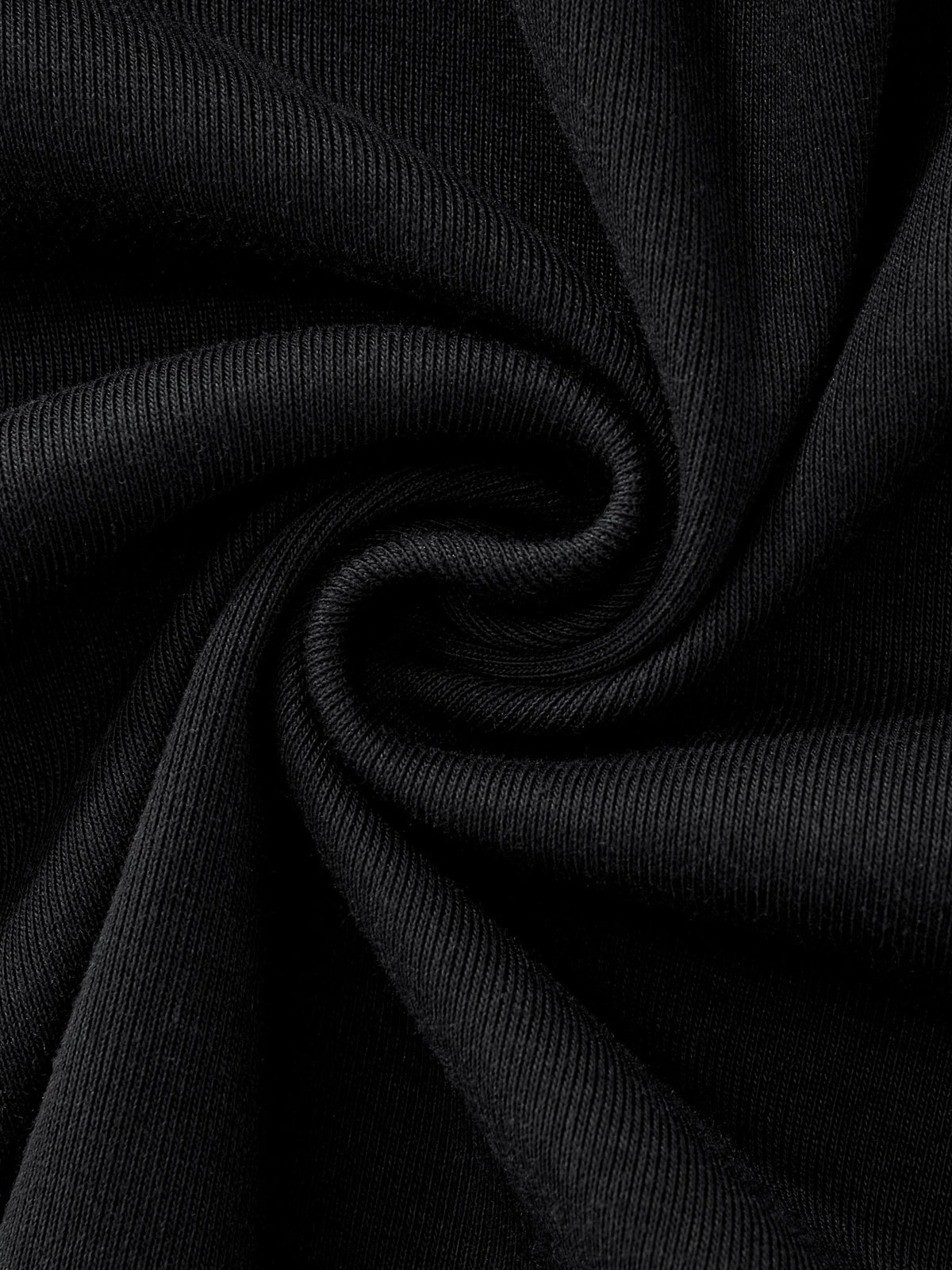 CROPPED-ISH BABY TEE - BLACK