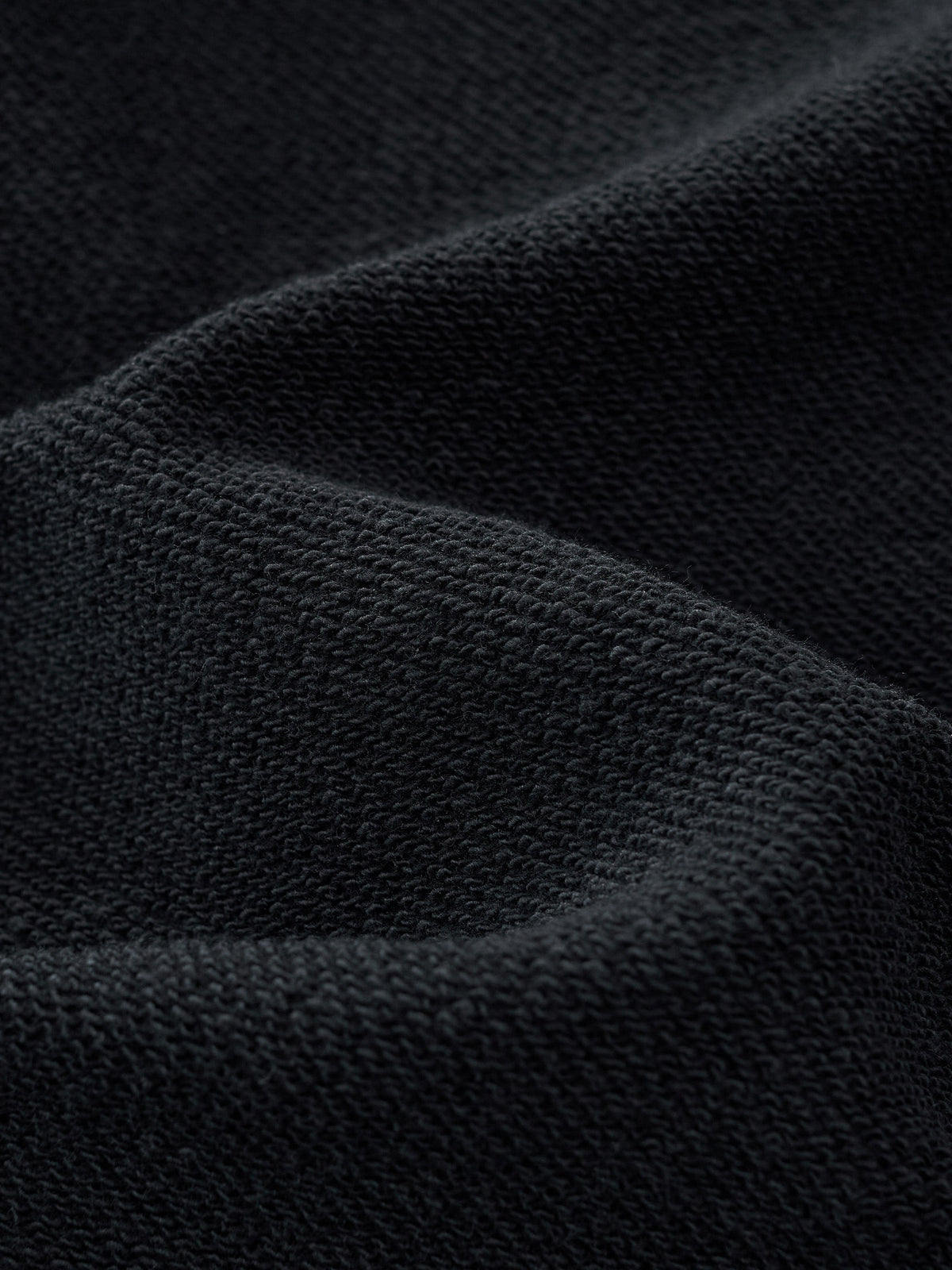 CURSIVE ZIP UP - BLACK