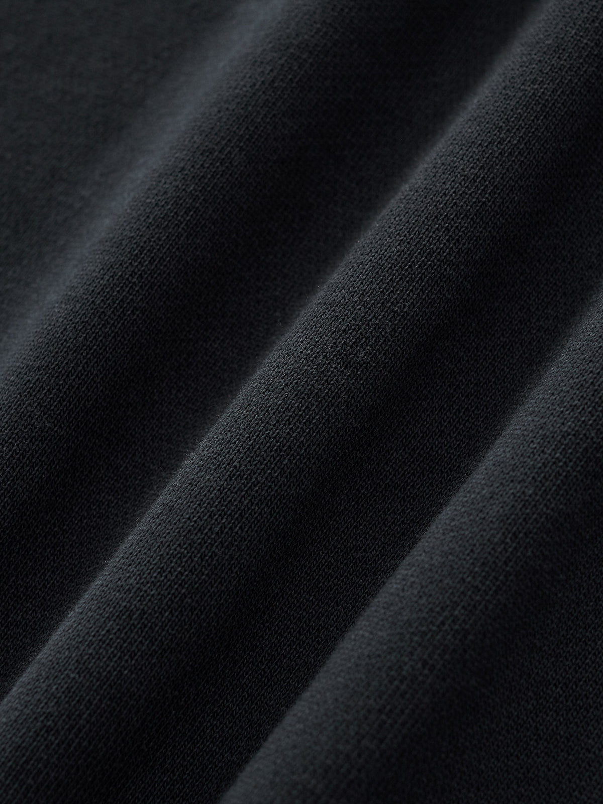 CURSIVE ZIP UP - BLACK