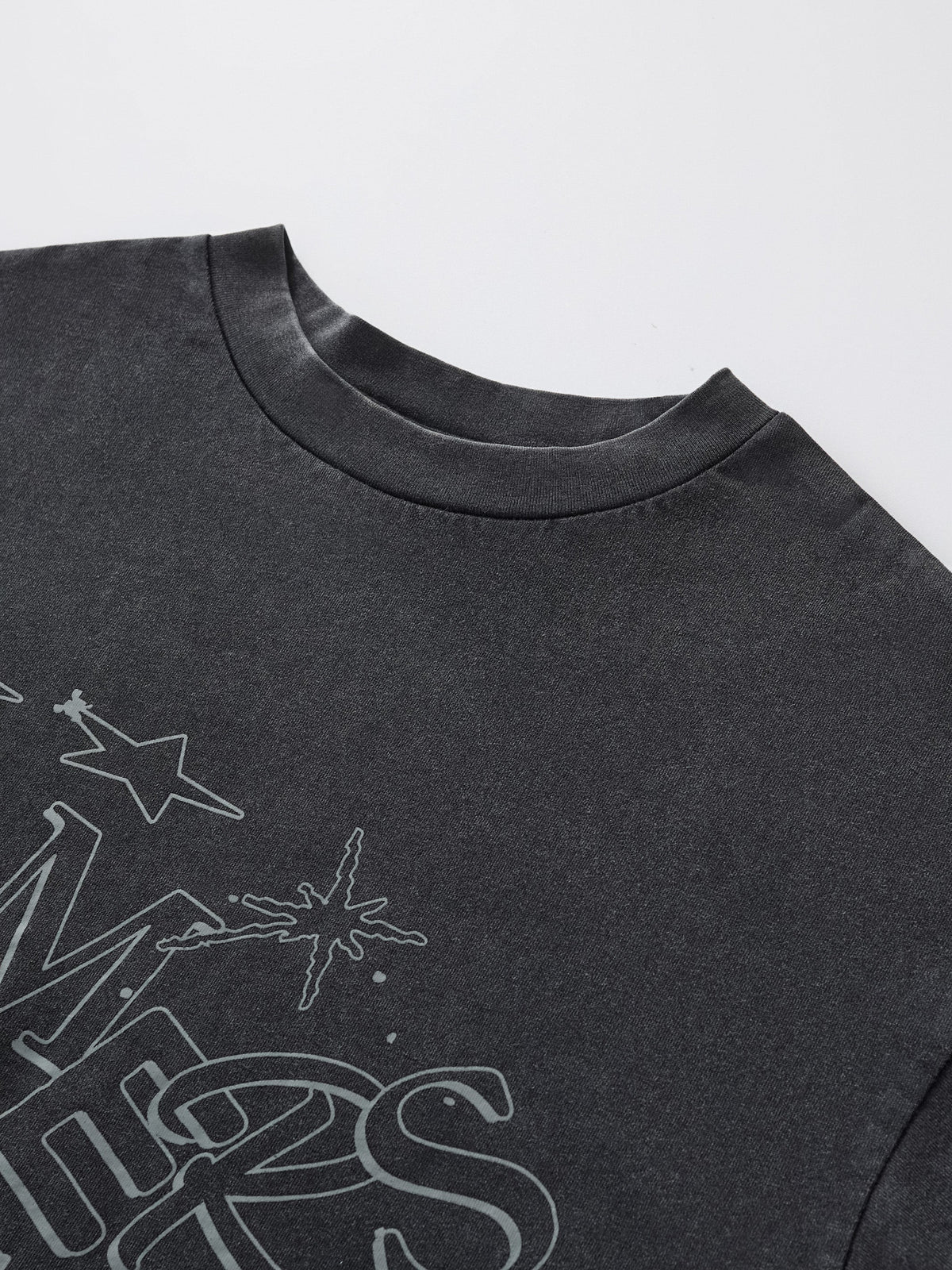 LINEWORK LONG SLEEVE TEE - VINTAGE BLACK