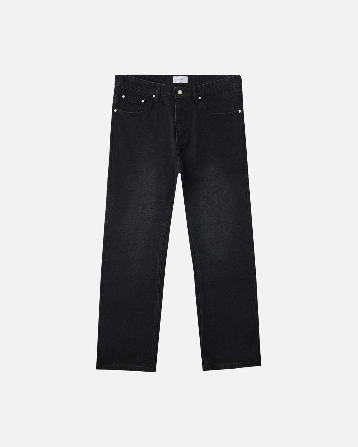 Slim Denim Pants - Washed Black