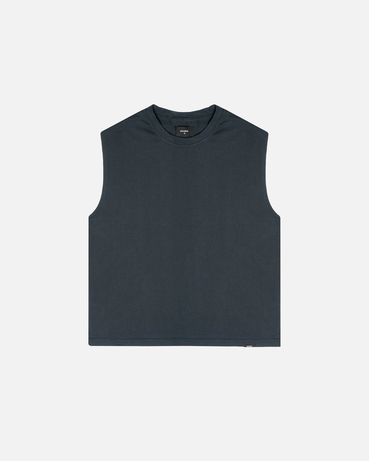 Cropped Tank Top - Washed Black