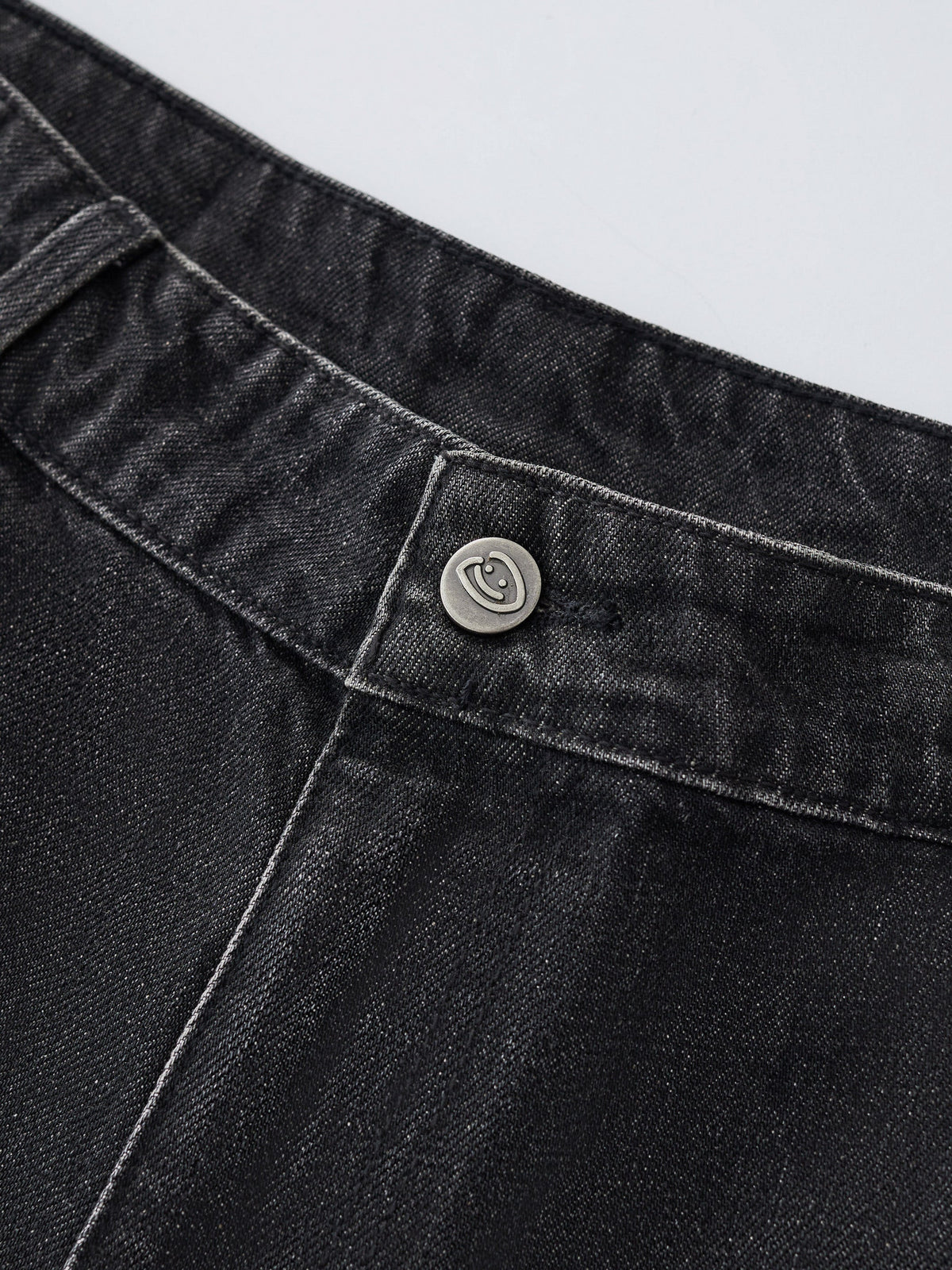 WRINKLE DENIM - SULPHUR BLACK