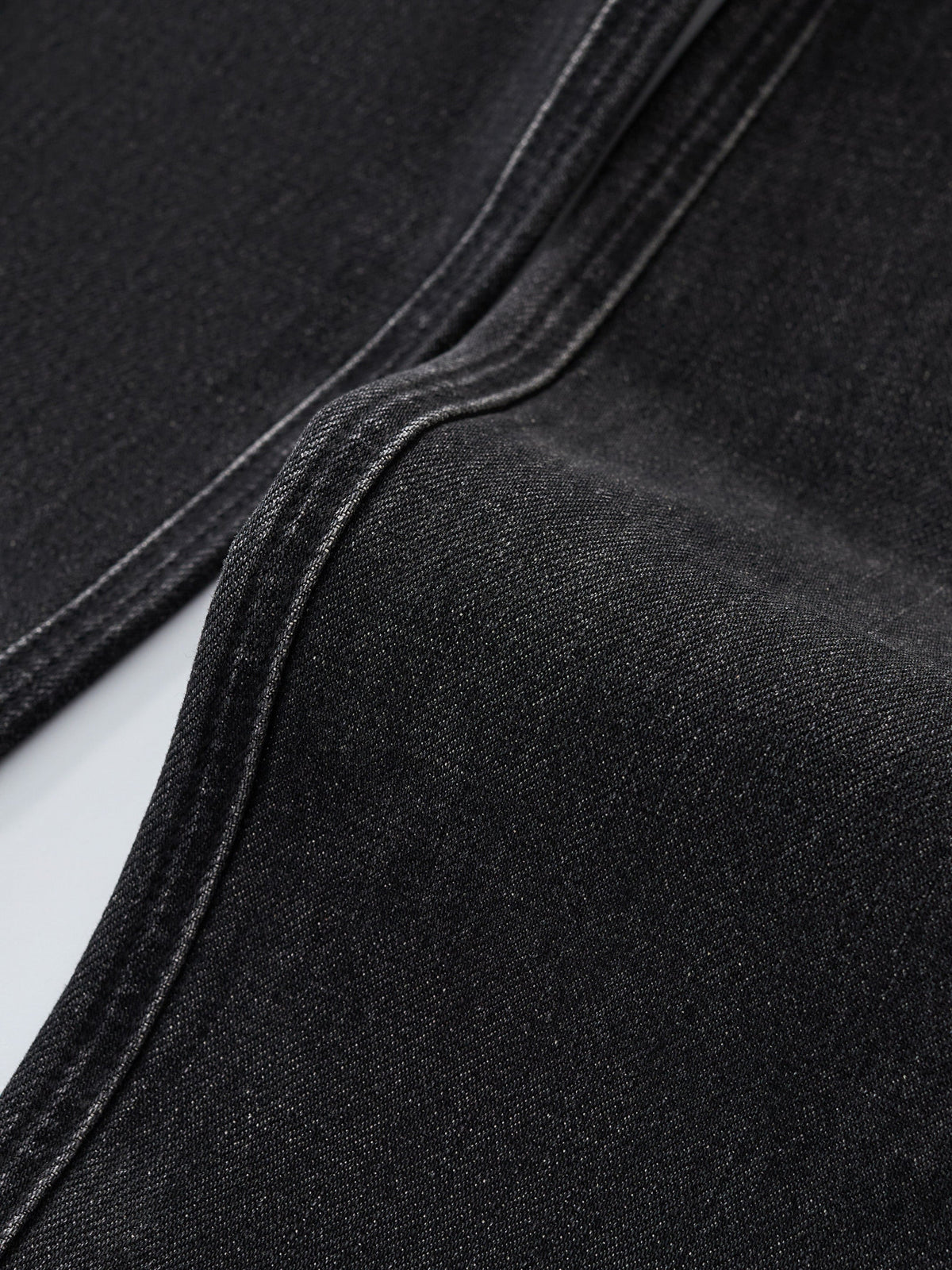 WRINKLE DENIM - SULPHUR BLACK